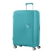 American Tourister Soundbox bővíthető, négykerekű nagy bőrönd 77