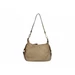 Valódi bőr női táska Taupe S7260
