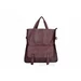 Valódi bőr női táska Bordó S7263