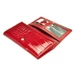 Piros Valódi bőr Pénztárca