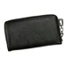 Eslee fekete Műbőr + Valódi bőr Pénztárca