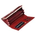 Piros Valódi bőr Pénztárca