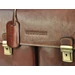Gregorio Valódi bőr Aktatáska Világosbarna színben