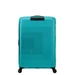 American Tourister Aerostep Spinner Bővíthető Bőrönd 77cm Turquoise 3 év garancia