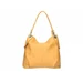 Valódi bőr női válltáska mustársárga színben S7189 Mustard