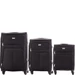 3 db-os bőrönd szett 214 Fekete színben