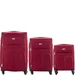 3 db-os bőrönd szett 214 Bordó színben