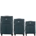 3 db-os bőrönd szett 214 Zöld színben