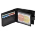 Valódi bőr kis méretű férfi pénztárca fekete színben 2608 Black