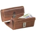 Woodland valódibőr Brifkó pénztárca pincér pénztárca barna színben