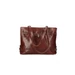 Valódi bőr női válltáska sötétbarna színben S7195 DarkBrown