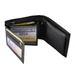 Férfi bőr pénztárca fekete színben 72 Black