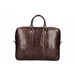 Valódi bőr Aktatáska sötétbarna színben
