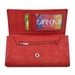 Divatos bőr női pénztárca piros színben 8672.4.1 Red