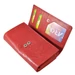 Divatos bőr női pénztárca piros színben 8674.4.2 Red