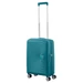American Tourister Soundbox bővíthető Spinner bőrönd 55 fűzöld színben