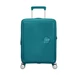 American Tourister Soundbox bővíthető Spinner bőrönd 55 fűzöld színben