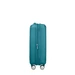 American Tourister Soundbox bővíthető Spinner bőrönd 55 fűzöld színben