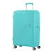 American Tourister Soundbox bővíthető, négykerekű nagy bőrönd 77