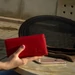 Fairy valódi bőr piros női pénztárca RFID védelemmel díszdobozban