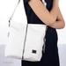 Sokzsebes női oldaltáska fehér színben 2294 White