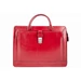 Valódi bőr aktatáska piros színben