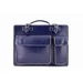 Valódi bőr aktatáska kék színben