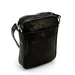 Valódi bőr férfi oldaltáska fekete színben Made in Italy
