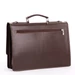 TASSO Tolltartós valódi bőr aktatáska 2 részes sötétbarna