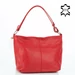 Valódi bőr női táska piros színben