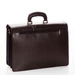 Valódi bőr aktatáska 3 részes sötétbarna színben