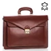  Valódi bőr aktatáska 3 részes konyakbarna színben*