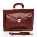  Valódi bőr aktatáska 3 részes konyakbarna színben*