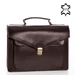 Valódi bőr aktatáska 2 részes sötétbarna színben*