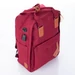 Hátizsák usb töltővel bordó színben