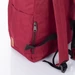 Hátizsák usb töltővel bordó színben