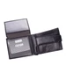 Jelvényes Valódi Bőr Férfi pénztárca Fekete színben