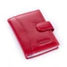  Valódi bőr kártyatartó piros színben