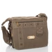 Vászon oldaltáska khaki színben 6052-khaki