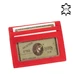 Praktikus bőr kártyatartó 8144-red