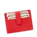 Praktikus bőr kártyatartó 8144-red