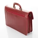TASSO Valódi bőr aktatáska 2 részes piros színben