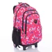 Gurulós iskolatáska Pink pillangó mintával
