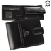 Emporio Valentini férfi bőr pénztárca fekete színben 563561 Black