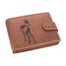Giulio vadász pénztárca bőr díszdobozban őz mintával RFID rendszerrel