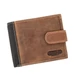 Férfi bőr pénztárca barna színben 711102 Brown