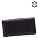 Valódibőr női pénztárca fekete színben P055B Black