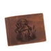 Giulio vadász pénztárca bőr díszdobozban vadászkutya mintával RFID rendszerrel