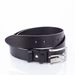 Valódi bőr férfi öv Made In Italy fekete színben 110 cm