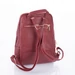 Valódi bőr női hátizsák bordó színben